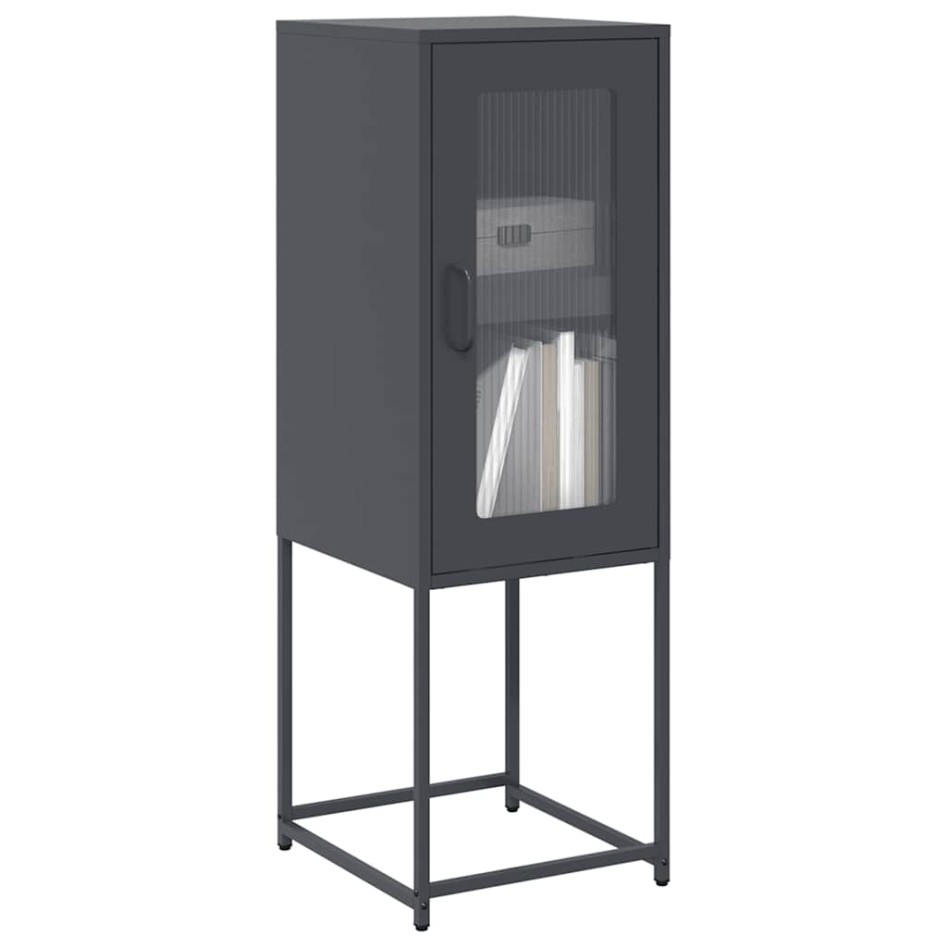 Aparador de acero laminado en frío gris antracita 36x39x107