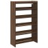 Mueble zapatero madera contrachapada marrón roble 60x25x100