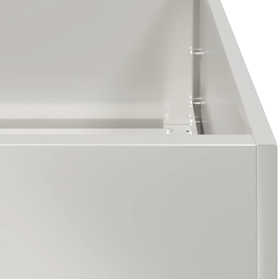 Jardinera 40x40x80 cm acero