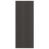 Felpudo a rayas negro y gris 115x300