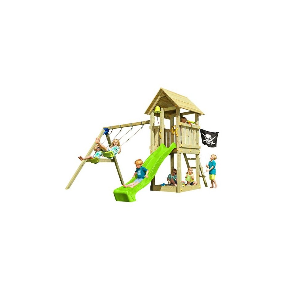 Kiosk XL Parque Infantil + Columpio Doble