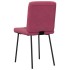 Sillas de comedor 2 unidades terciopelo rojo