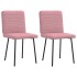 Sillas de comedor 2 unidades terciopelo