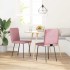 Sillas de comedor 2 unidades terciopelo