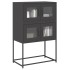 Aparador de acero negro 68x39x107
