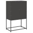 Aparador de acero negro 68x39x107