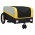 Remolque para bicicleta hierro negro y amarillo 30