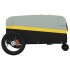 Remolque para bicicleta hierro negro y amarillo 30