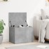 Caja de almacenaje madera ingeniería gris hormigón 60x42x46