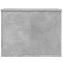 Caja de almacenaje madera ingeniería gris hormigón 60x42x46