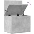 Caja de almacenaje madera ingeniería gris hormigón 60x42x46