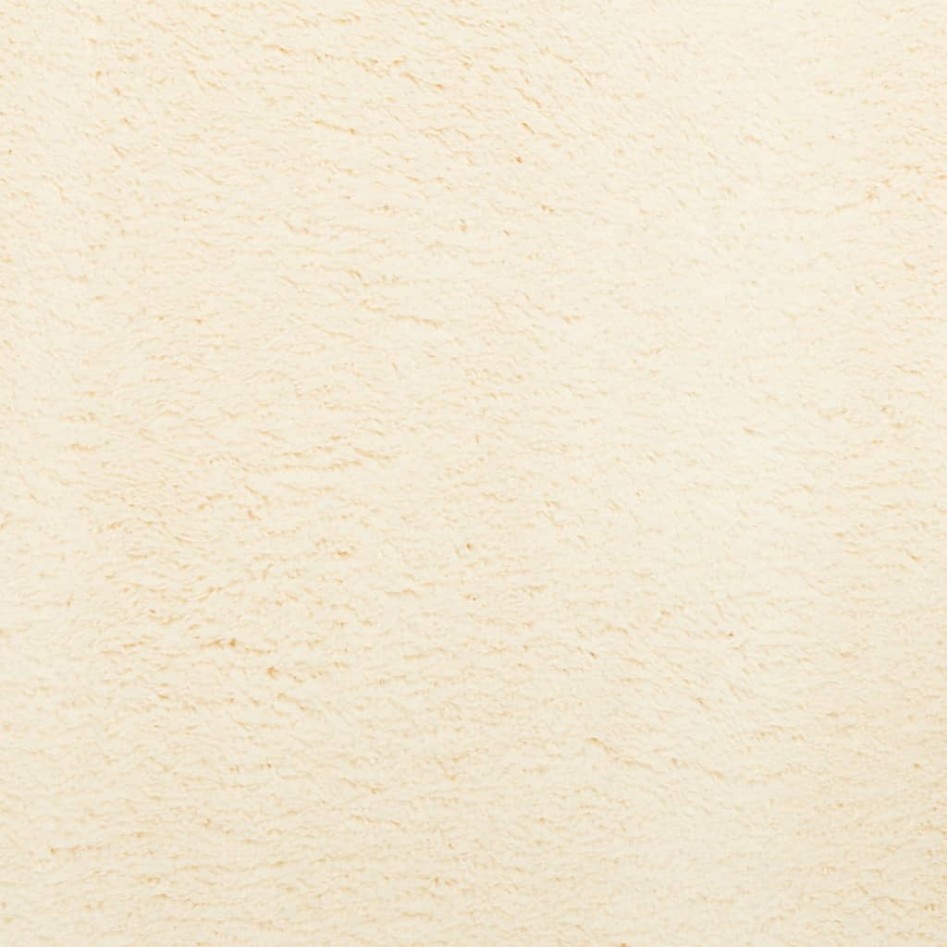 Alfombra de pelo corto suave lavable HUARTE crema 140x200
