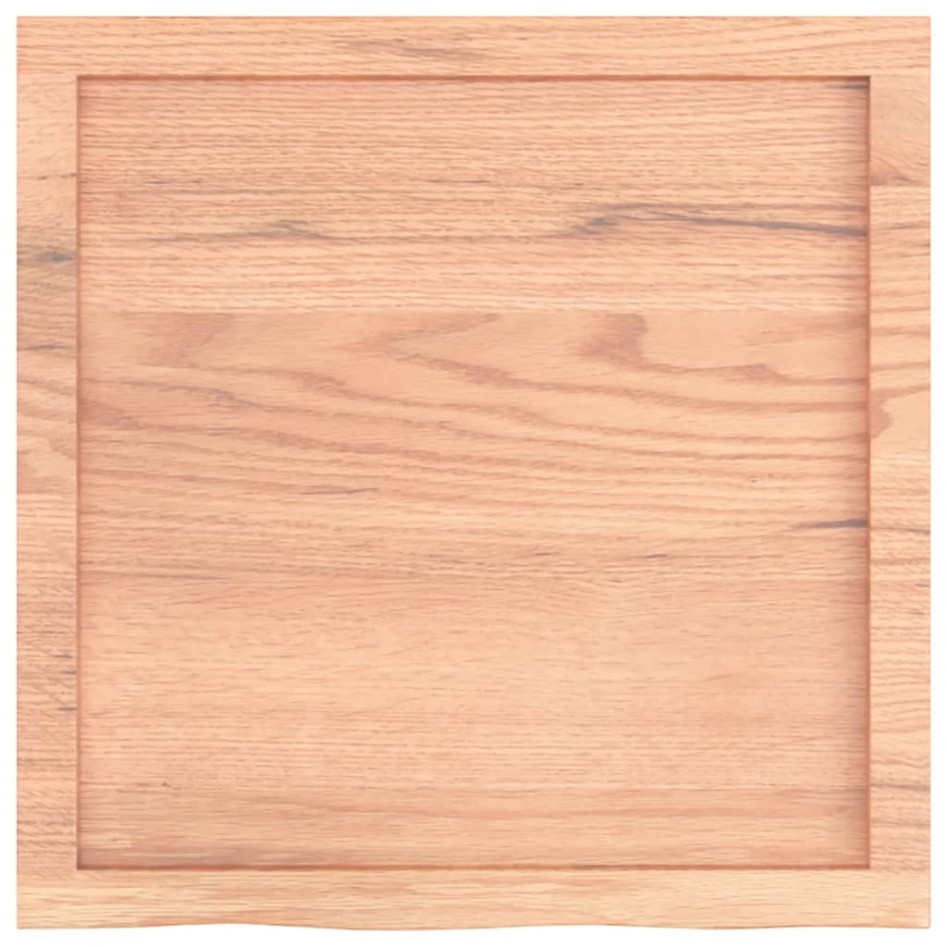 Tablero mesa madera roble tratada marrón claro 60x60x(2-6)