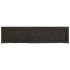 Encimera de baño madera tratada marrón oscuro 120x30x(2-6)