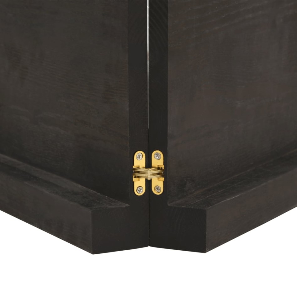 Encimera de baño madera tratada marrón oscuro 120x30x(2-6)