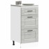 Mueble bajo de cocina porto gris sonoma madera