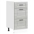 Mueble bajo de cocina porto gris sonoma madera