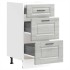 Mueble bajo de cocina porto gris sonoma madera