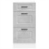 Mueble bajo de cocina porto gris cemento madera