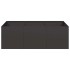Jardinera de acero laminado en frío negro 120x80x40