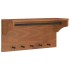Perchero de pared SANDNES madera maciza de pino 87x30x42