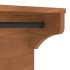 Perchero de pared SANDNES madera maciza de pino 87x30x42