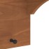 Perchero de pared SANDNES madera maciza de pino 87x30x42