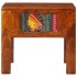 Mesita de noche madera maciza de acacia 40x40x36