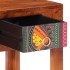 Mesita de noche madera maciza de acacia 40x40x36