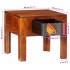 Mesita de noche madera maciza de acacia 40x40x36