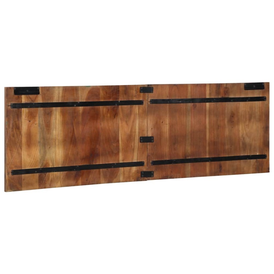 Cabecero de cama multicolor 160 cm madera maciza