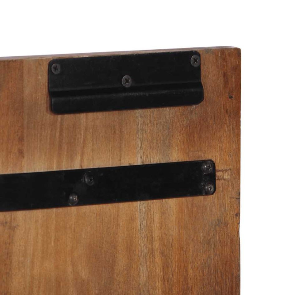 Cabecero de cama multicolor 160 cm madera maciza