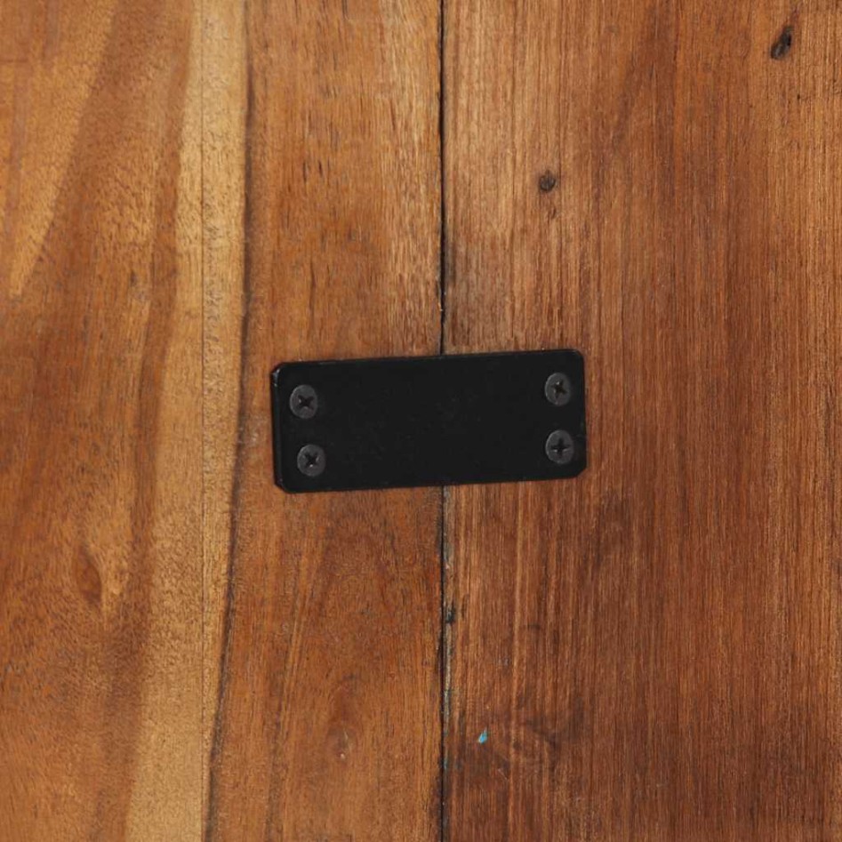 Cabecero de cama multicolor 160 cm madera maciza