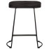 Taburetes de barra 46x38x52 cm madera maciza de