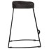 Taburetes de barra 46x38x52 cm madera maciza de