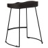 Taburetes de barra 46x38x52 cm madera maciza de