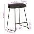 Taburetes de barra 46x38x52 cm madera maciza de