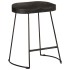 Taburetes de barra 46x38x52 cm madera maciza de