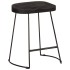 Taburetes de barra 46x38x52 cm madera maciza de