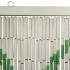 Cortina para puerta insectos estampado de bambú 100x220cm