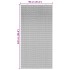 Cortina para puerta insectos gris claro 90x220cm