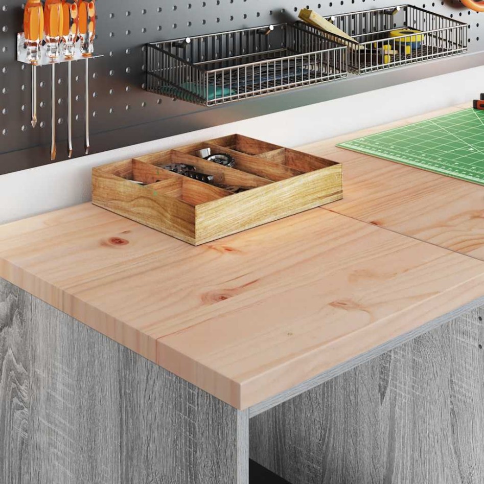 Armarios 2 uds para garaje madera ingeniería gris