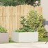 Jardinera de acero laminado en frío blanco 80x80x40