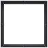 Jardinera acero negro 80x80x30