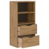Mueble auxiliar con cajones ODDA 40x24x79 cm madera maciza