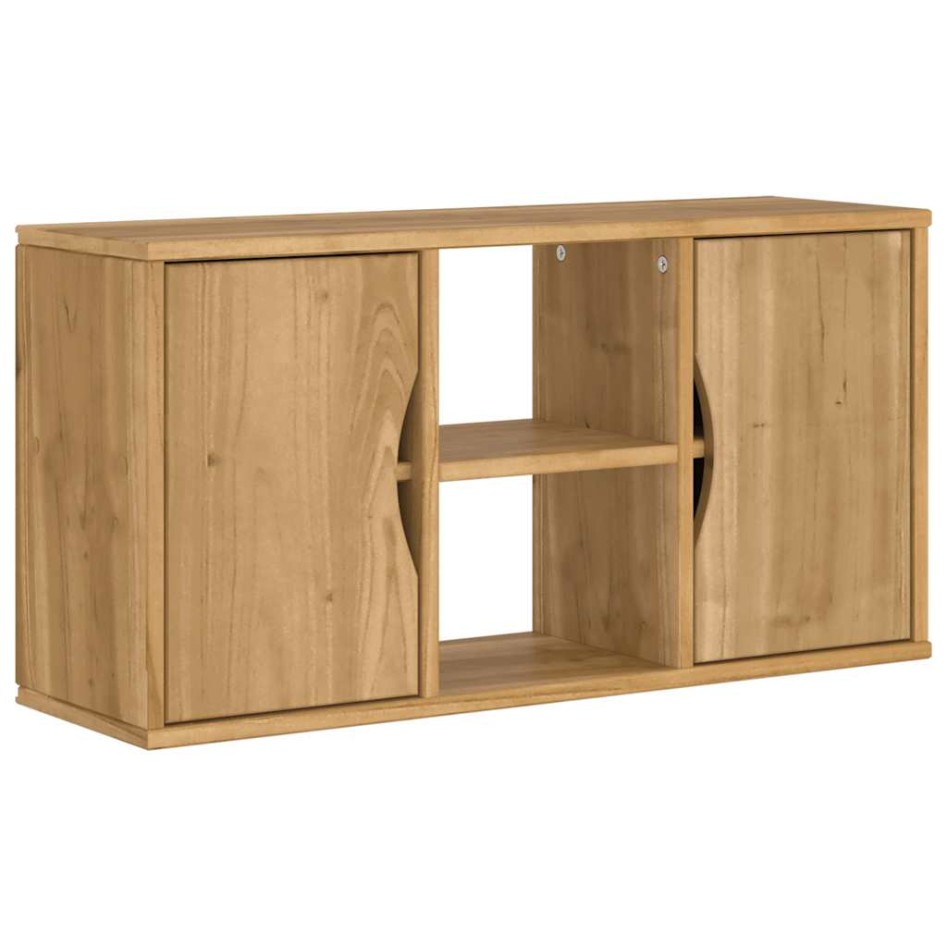 Mueble de TV ODDA madera maciza de pino 79x24x40