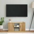 Mueble de TV ODDA madera maciza de pino 79x24x40