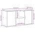 Mueble de TV ODDA madera maciza de pino 79x24x40