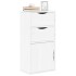 Mueble auxiliar con cajones ODDA blanco 40x24x79 cm madera