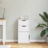 Mueble auxiliar con cajones ODDA blanco 40x24x79 cm madera